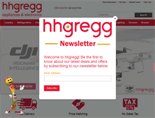 Tablet Screenshot of hhgregg.com